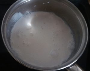 Egg custard making 4
